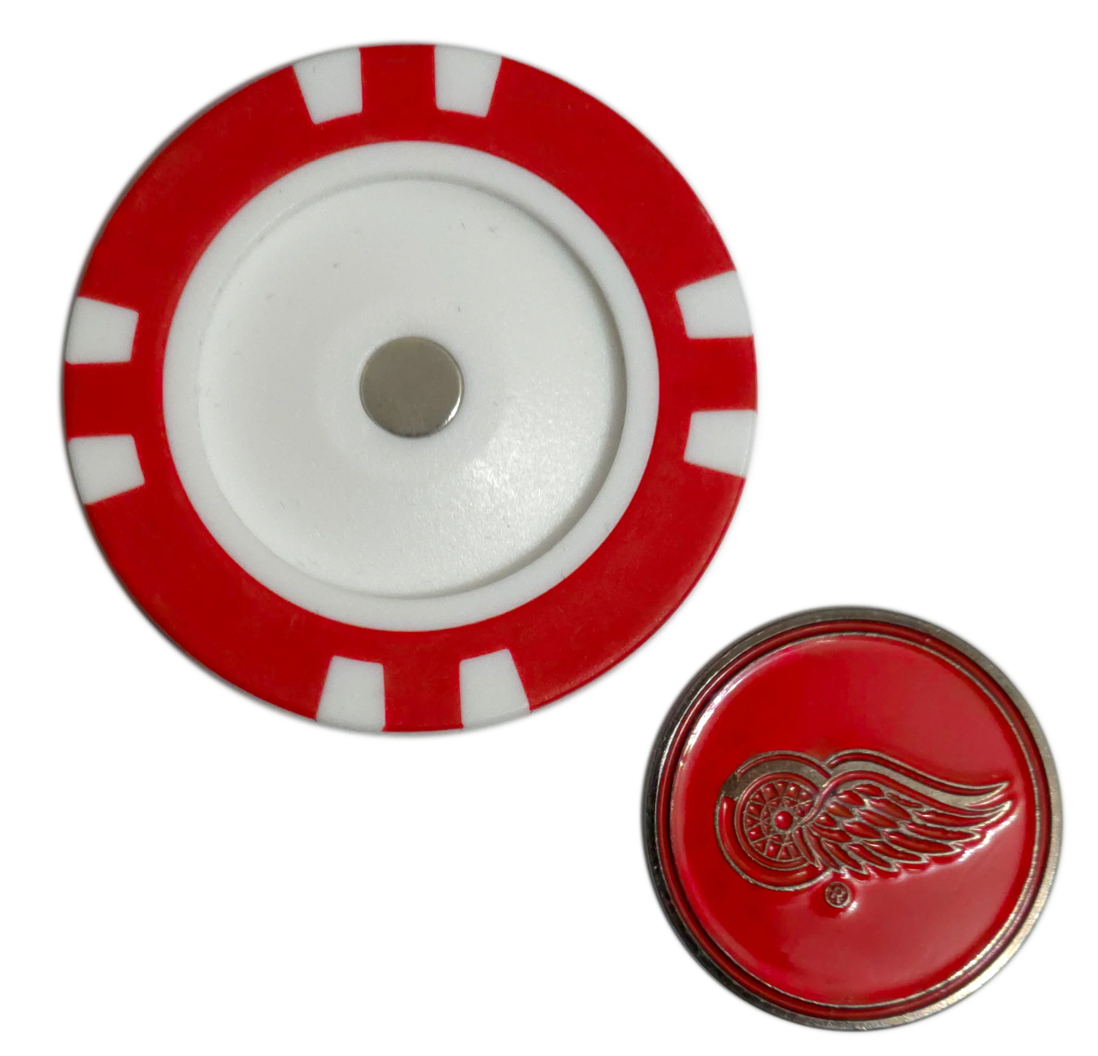 Officially Licensed Detroit Red Wings Poker Chip Golf Ball Marker - Image 2