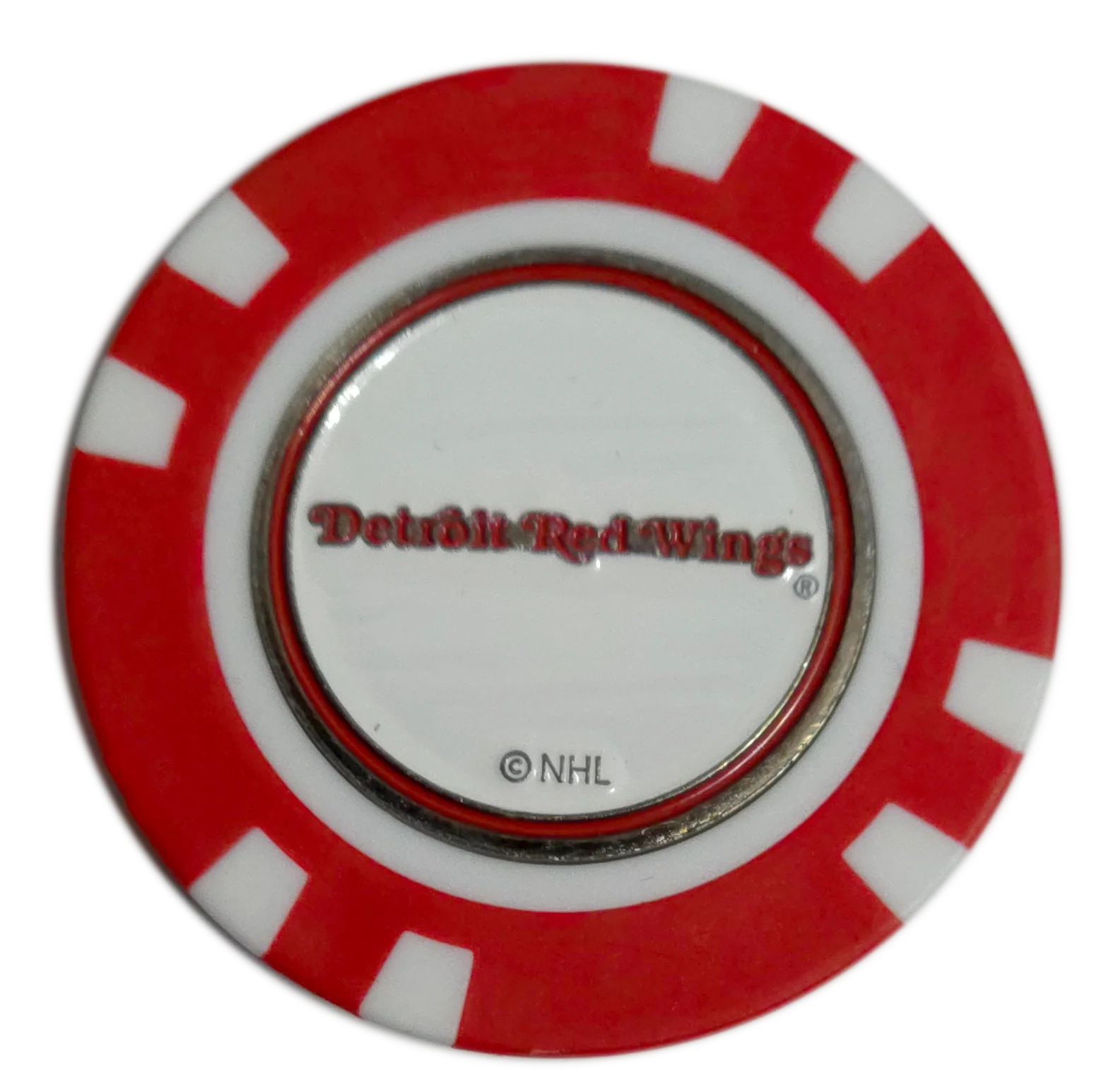 Officially Licensed Detroit Red Wings Poker Chip Golf Ball Marker - Image 4