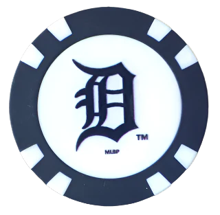 Officially Licensed Detroit Tigers Poker Chip Ball Marker - Image 5