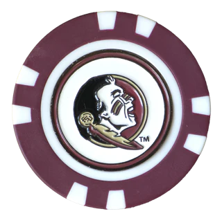 Officially Licensed Florida State Seminoles Poker Chip Ball Marker