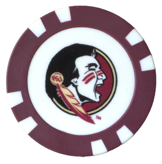 Officially Licensed Florida State Seminoles Poker Chip Ball Marker - Image 5