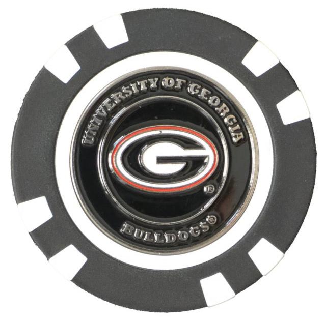 Officially Licensed Georgia Bulldogs Poker Chip Ball Marker - Image 2