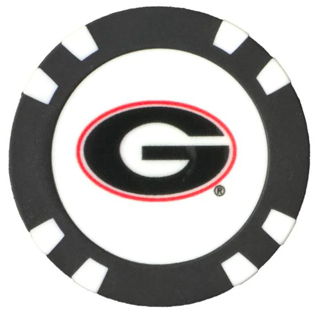 Officially Licensed Georgia Bulldogs Poker Chip Ball Marker - Image 3