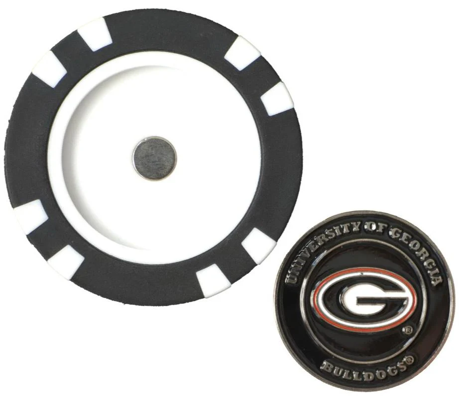Officially Licensed Georgia Bulldogs Poker Chip Ball Marker - Image 5