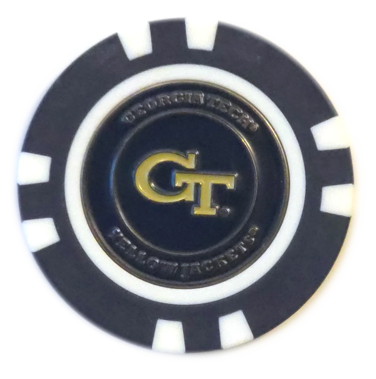 Officially Licensed Georgia Tech Yellow Jackets Poker Chip Ball Marker - Image 4