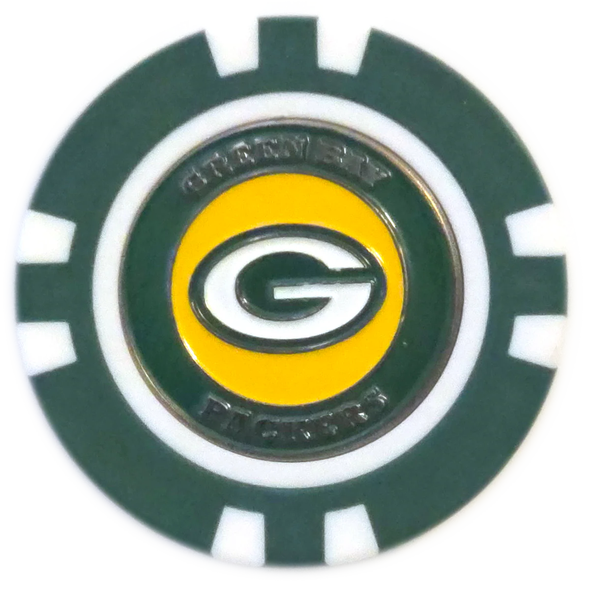Officially Licensed Green Bay Packers Poker Chip Ball Marker
