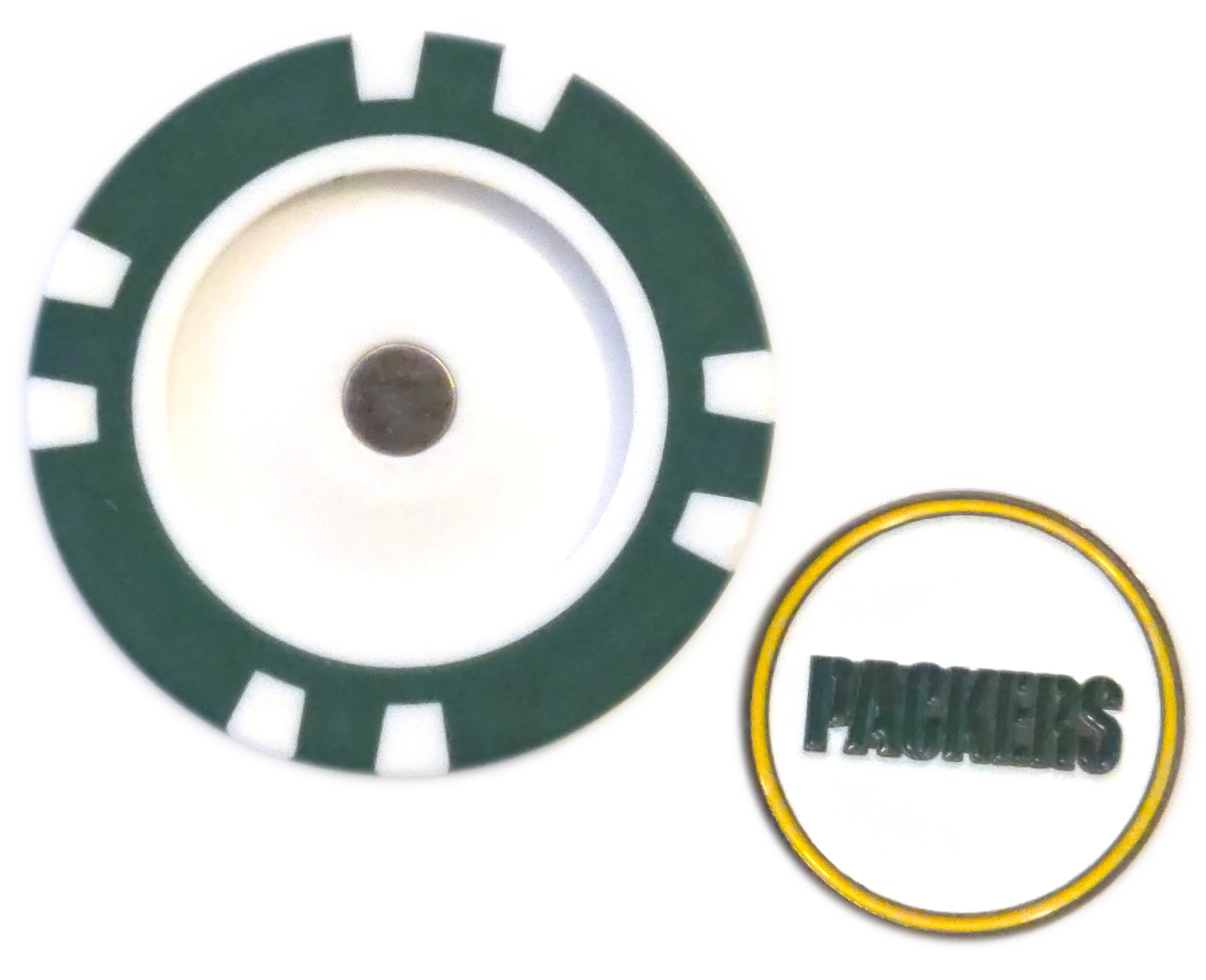 Officially Licensed Green Bay Packers Poker Chip Ball Marker - Image 4