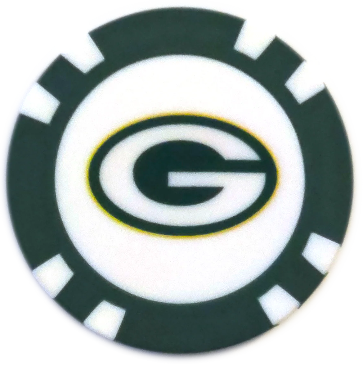 Officially Licensed Green Bay Packers Poker Chip Ball Marker - Image 5