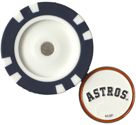 Officially Licensed Houston Astros Poker Chip Ball Marker - Image 4