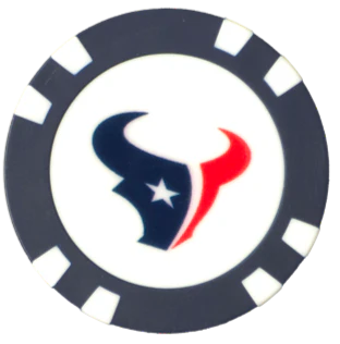 Officially Licensed Houston Texans Poker Chip Ball Marker