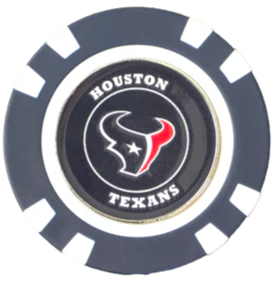 Officially Licensed Houston Texans Poker Chip Ball Marker - Image 3