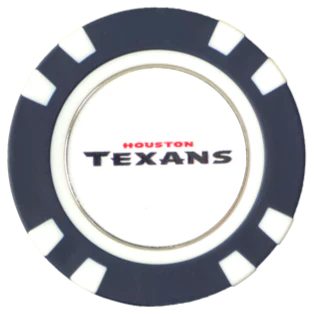 Officially Licensed Houston Texans Poker Chip Ball Marker - Image 5