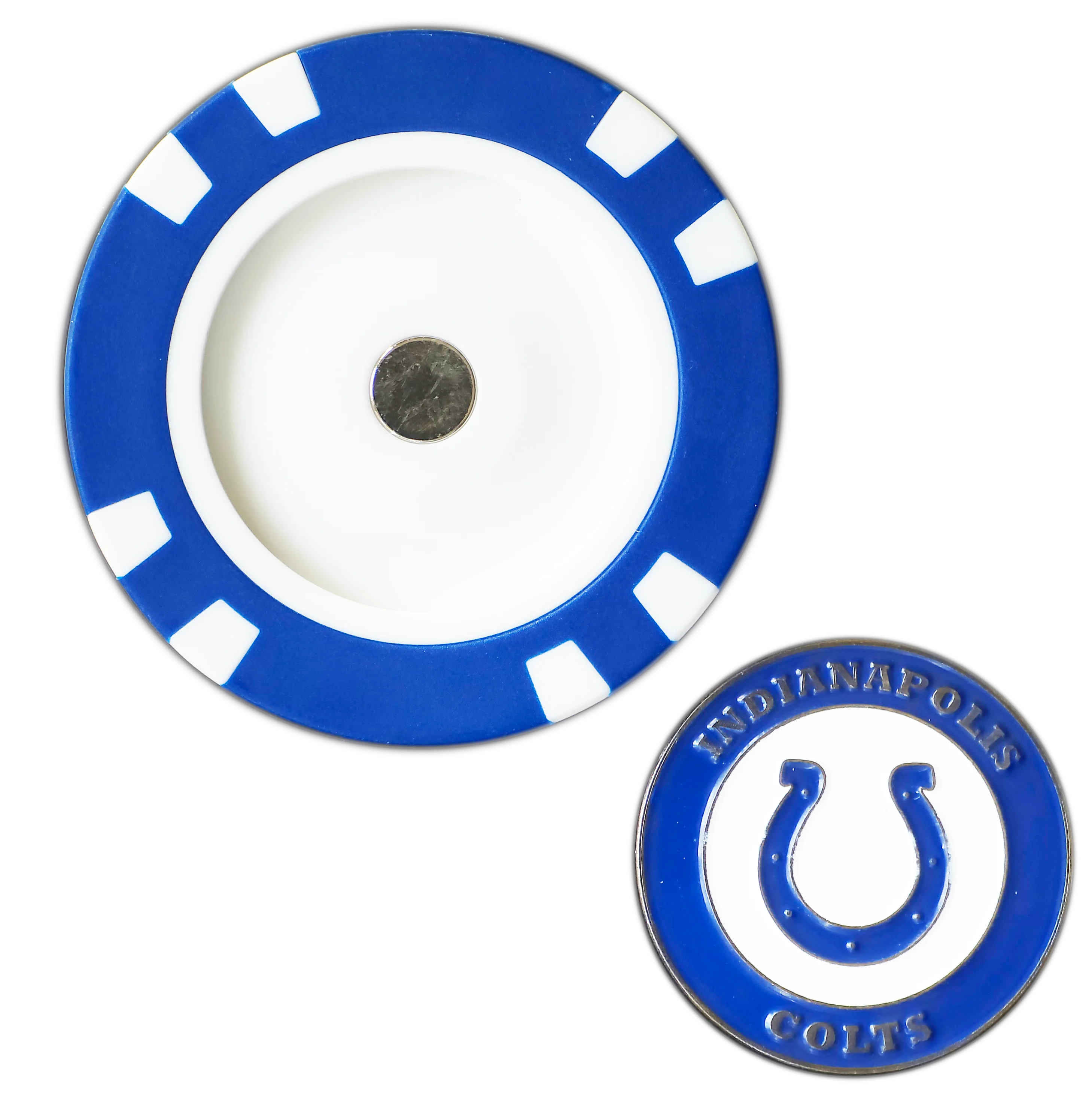 Officially Licensed Indianapolis Colts Poker Chip Ball Marker - Image 2