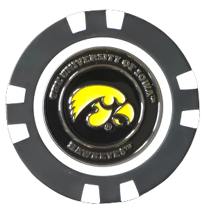 Officially Licensed Iowa Hawkeyes Poker Chip Ball Marker