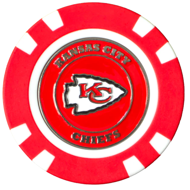 Officially Licensed Kansas City Chiefs Poker Chip Ball Marker
