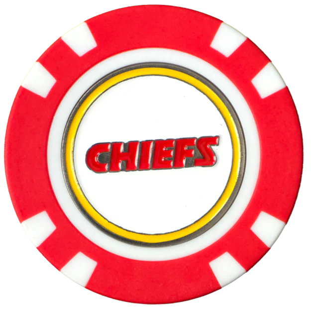 Officially Licensed Kansas City Chiefs Poker Chip Ball Marker - Image 5