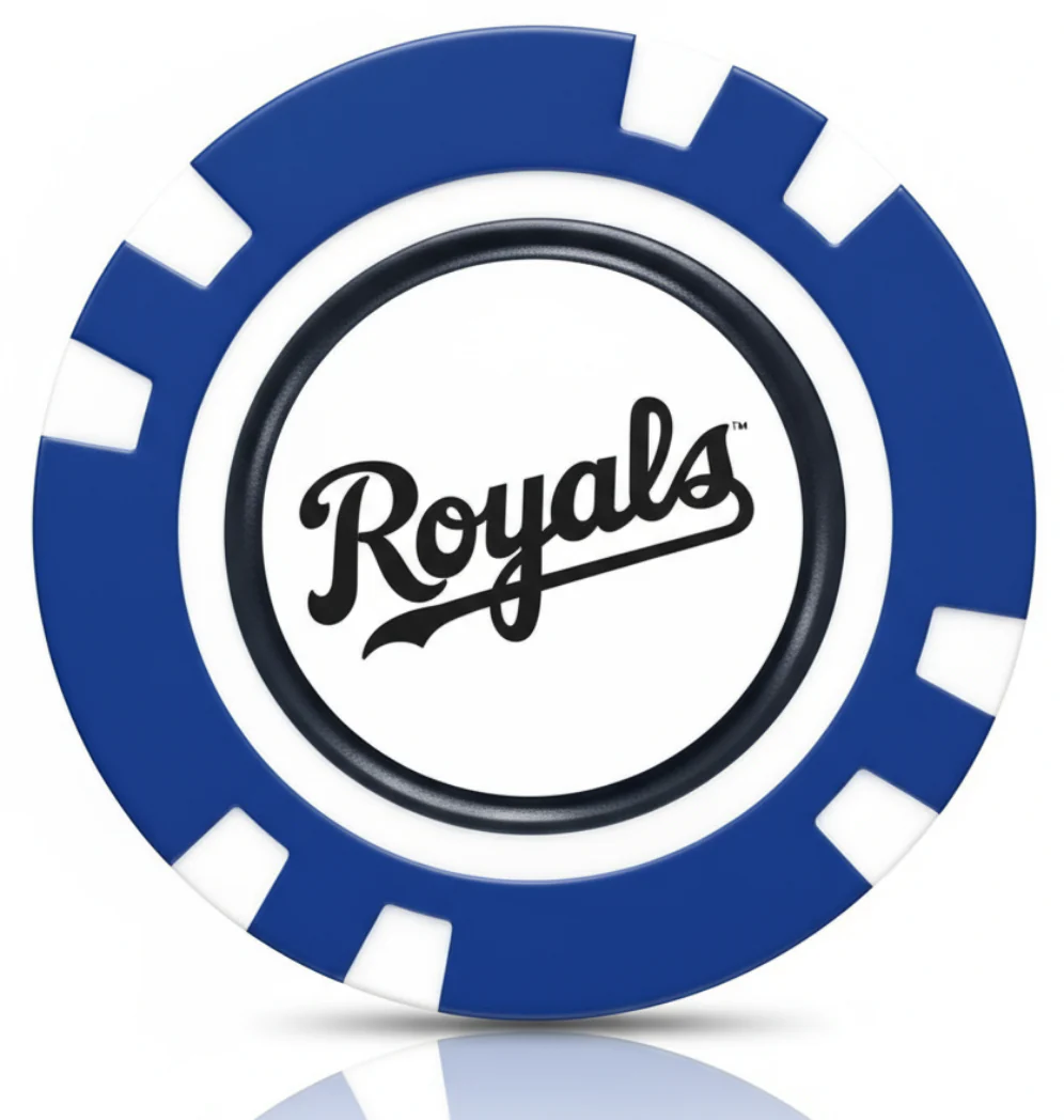 Officially Licensed Kansas CIty Royals Poker Chip Ball Marker - Image 2