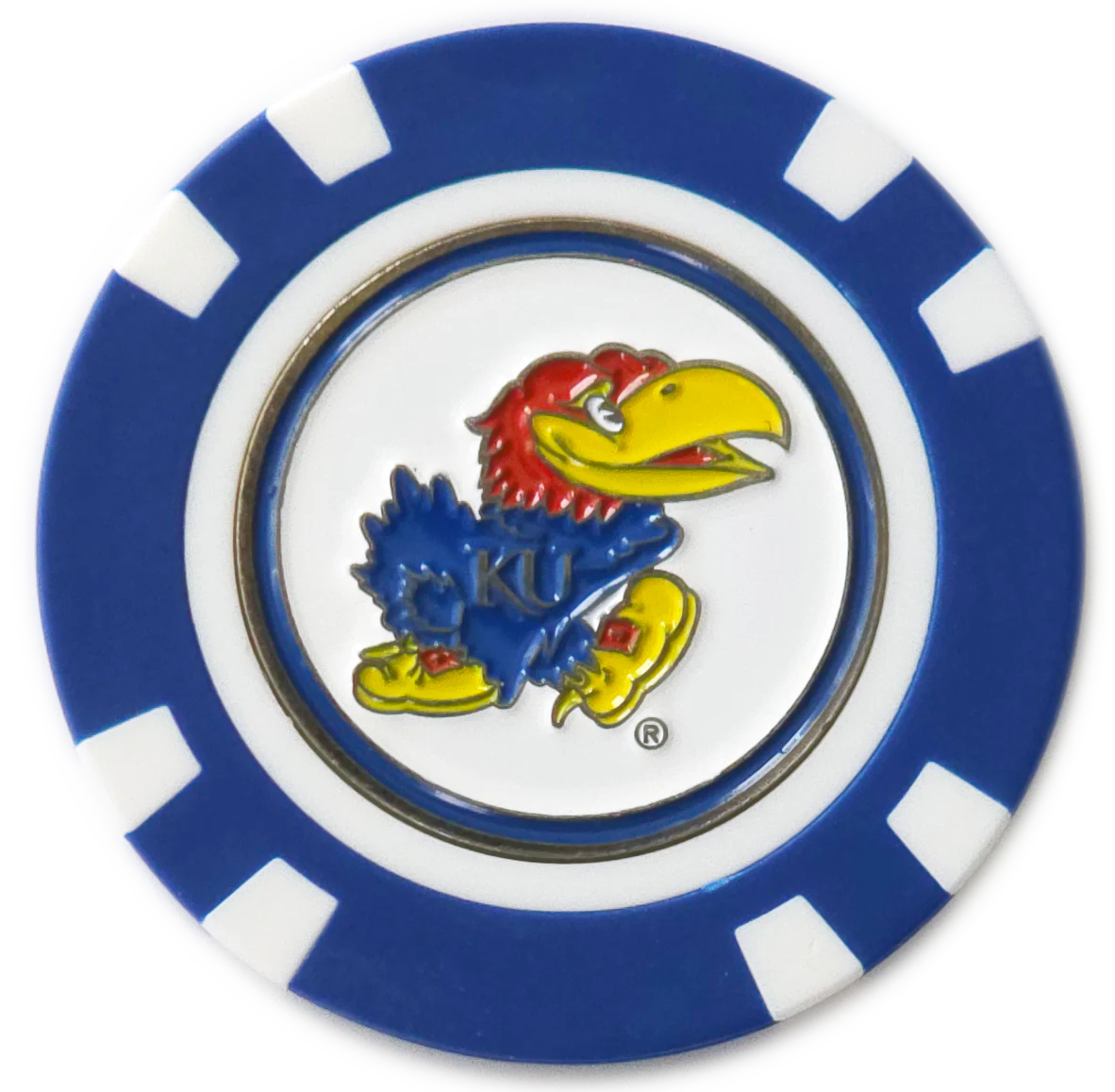 Officially Licensed Kansas Jayhawks Poker Chip Ball Marker