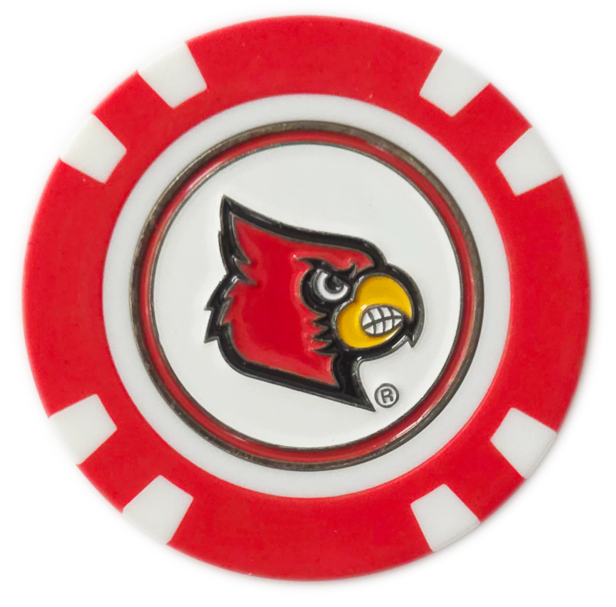 Officially Licensed Louisville Cardinals Poker Chip Ball Marker