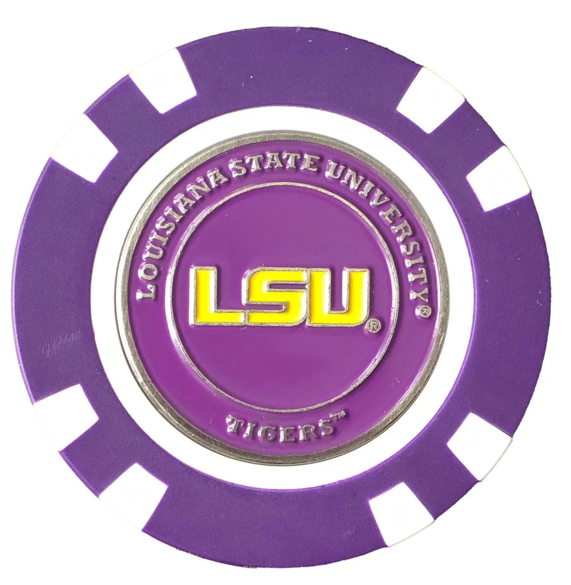Officially Licensed LSU Tigers Poker Chip Ball Marker - Image 3
