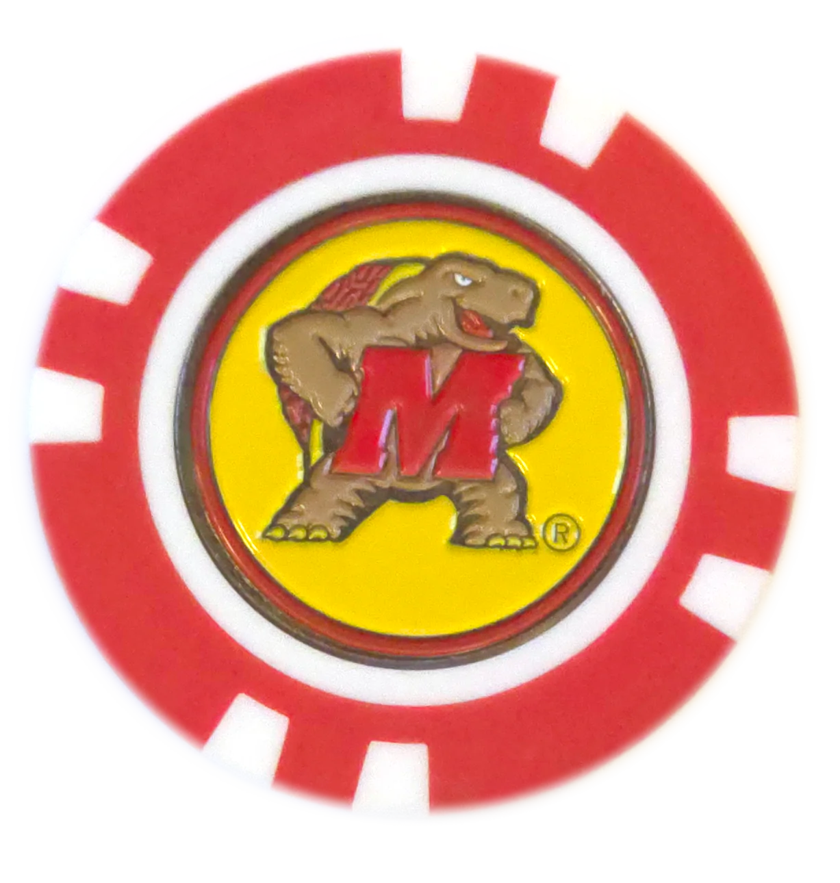 Officially Licensed Maryland Terrapins Poker Chip Ball Marker