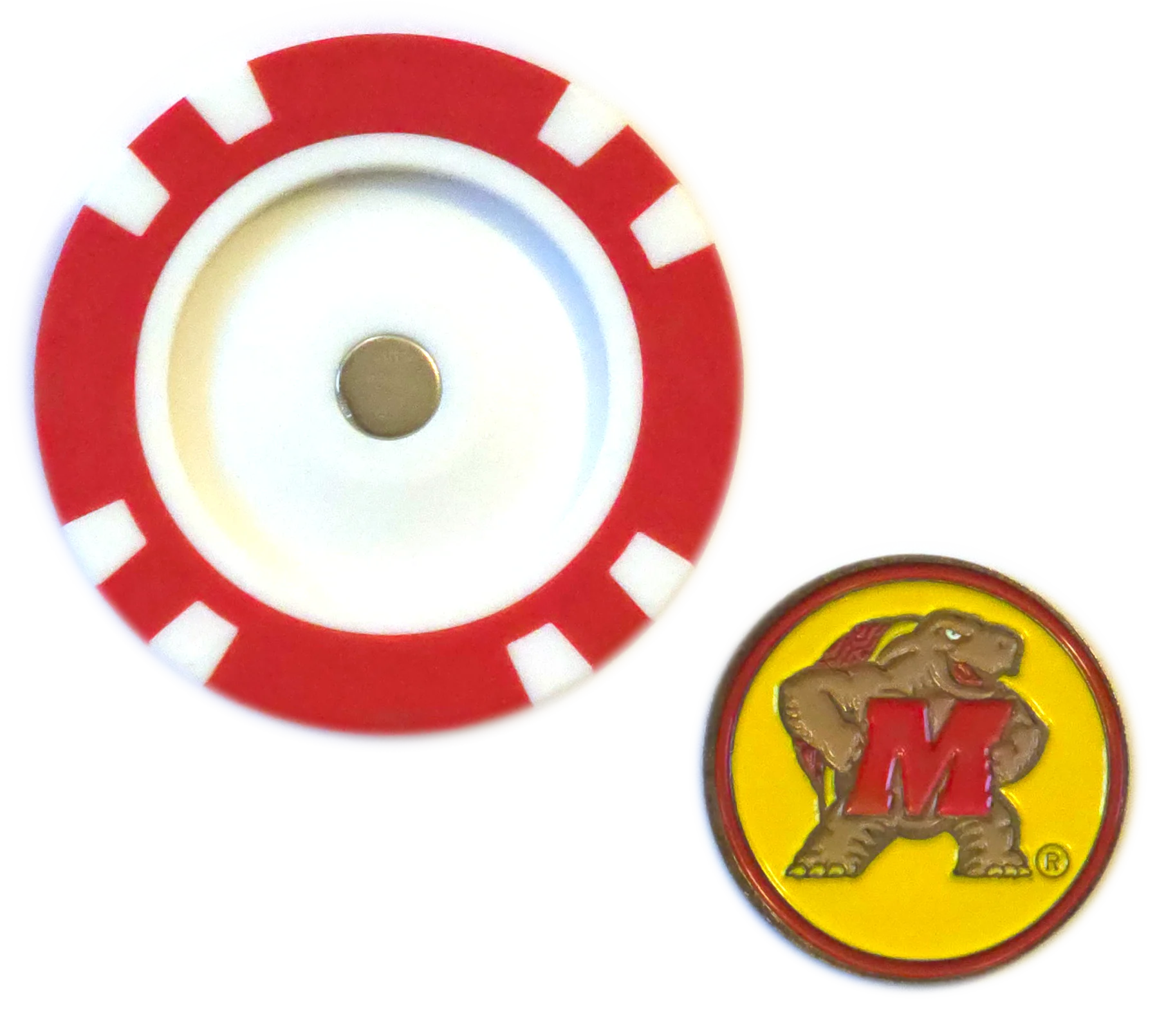 Officially Licensed Maryland Terrapins Poker Chip Ball Marker - Image 2