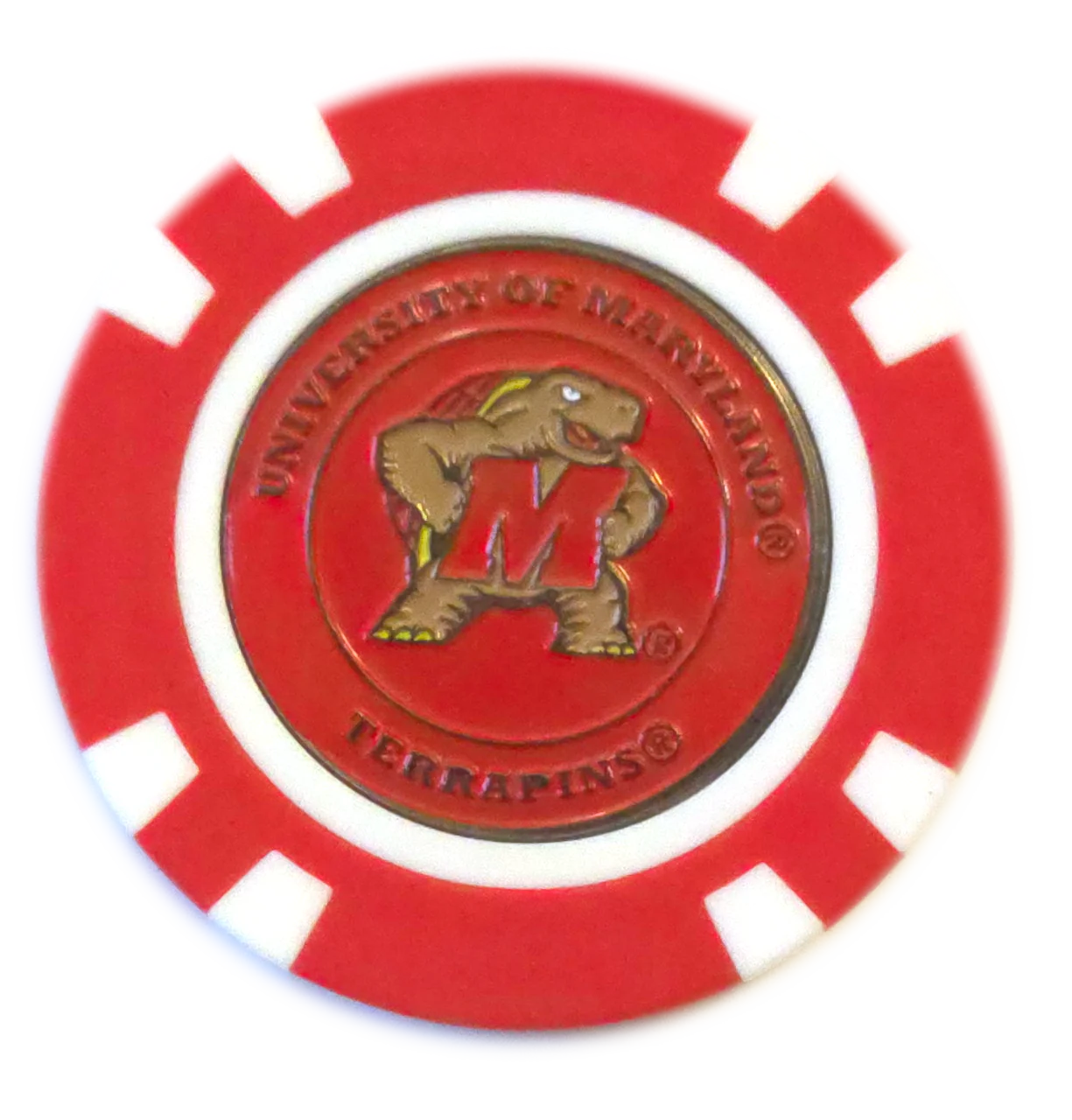 Officially Licensed Maryland Terrapins Poker Chip Ball Marker - Image 3