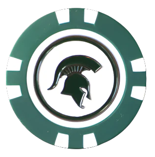 Officially Licensed Michigan State Spartans Poker Chip Ball Marker