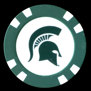 Officially Licensed Michigan State Spartans Poker Chip Ball Marker - Image 5