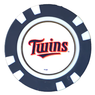 Officially Licensed Minnesota Twins Poker Chip Ball Marker - Image 3