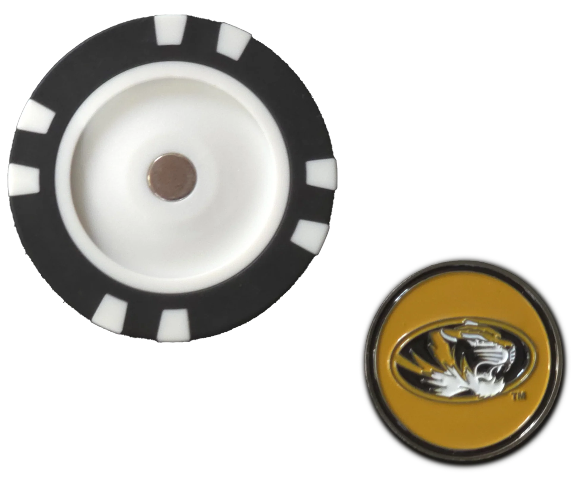 Officially Licensed Missouri Tigers Poker Chip Ball Marker - Image 2