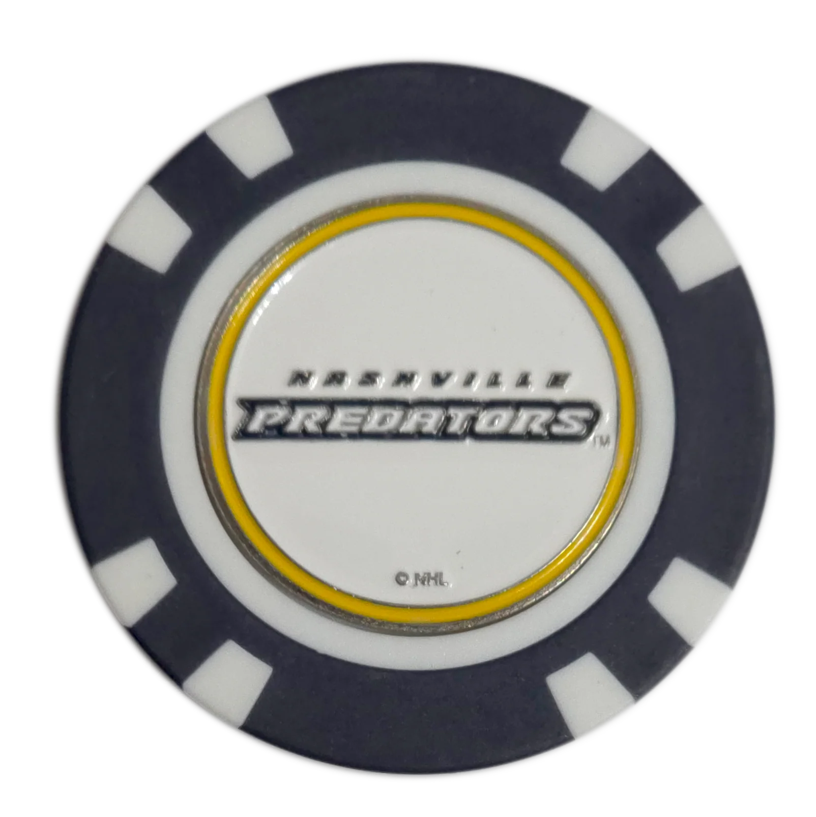 Officially Licensed Nashville Predators Poker Chip Golf Ball Marker - Image 2