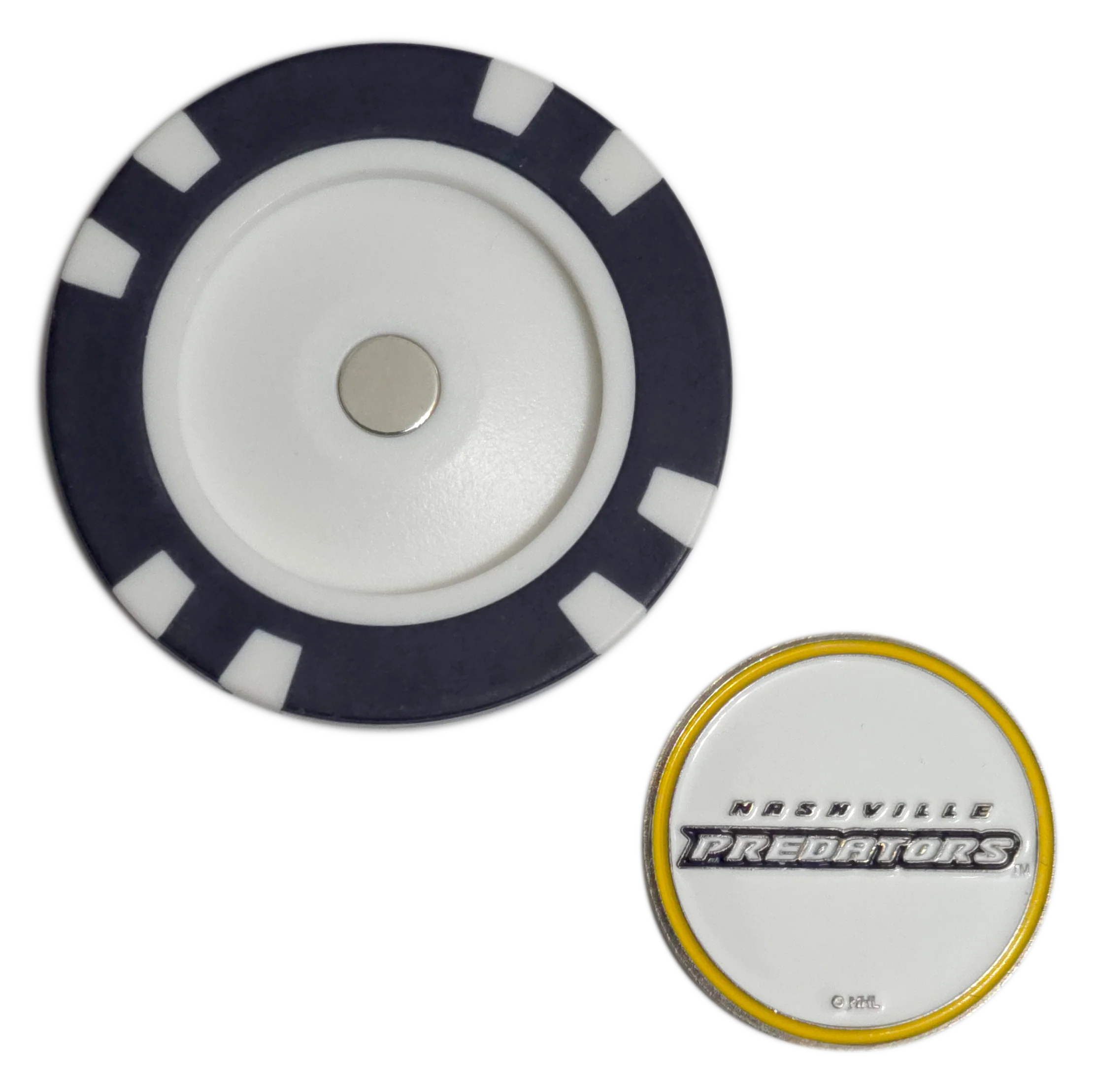 Officially Licensed Nashville Predators Poker Chip Golf Ball Marker - Image 4
