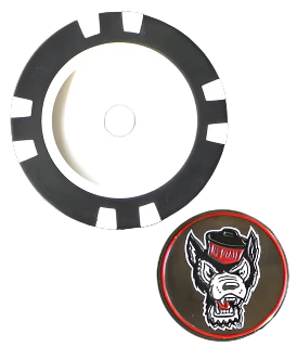 Officially Licensed NC State Wolfpack Poker Chip Ball Marker - Image 2