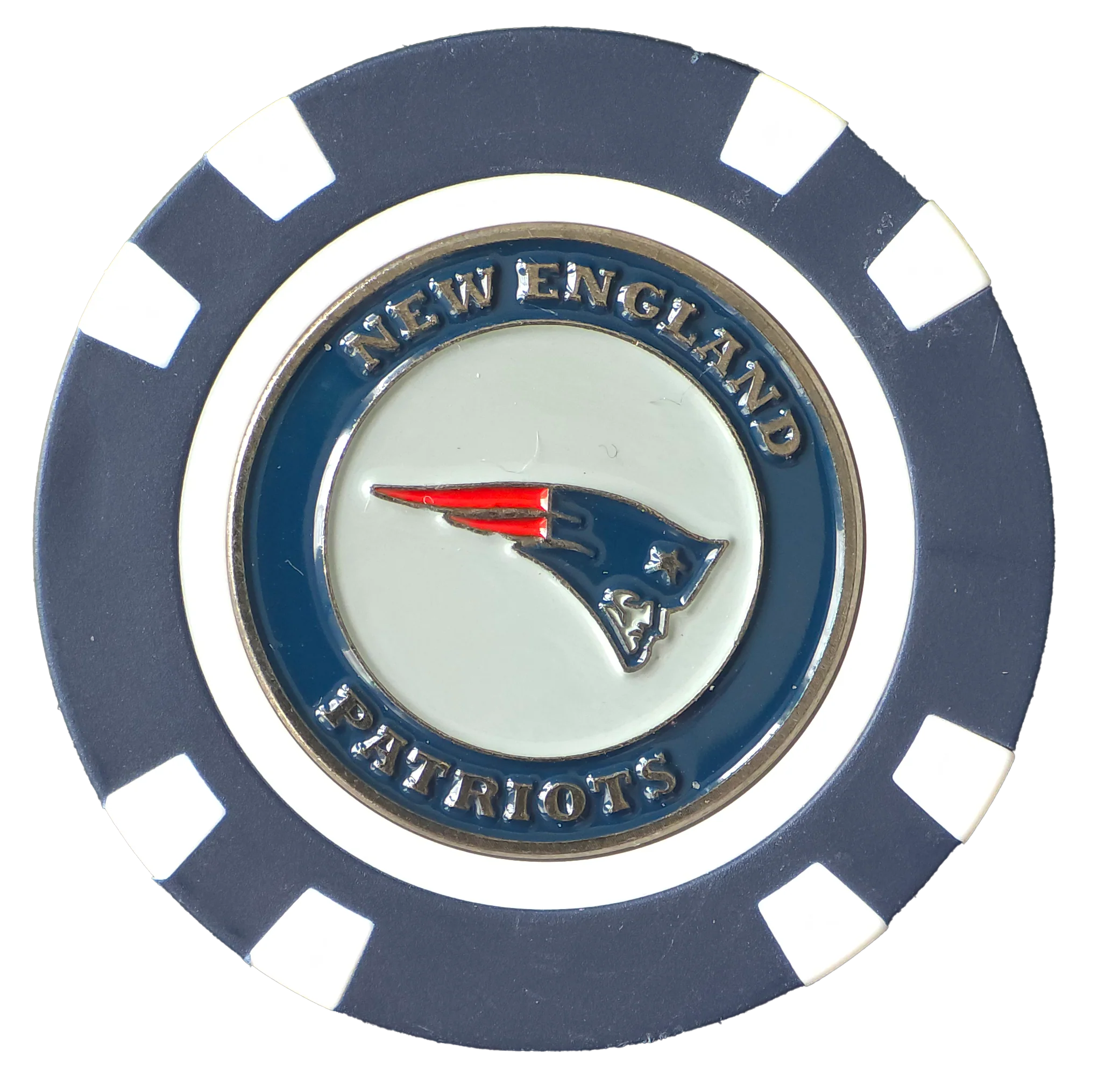 Officially Licensed New England Patriots Poker Chip Ball Marker