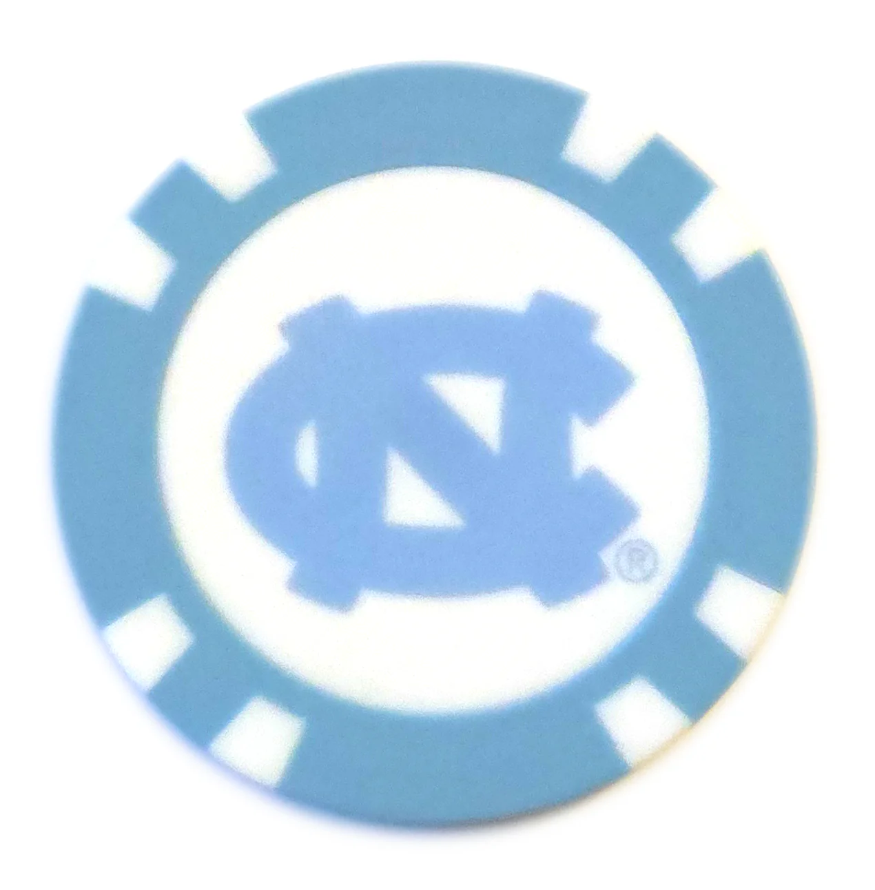 Officially Licensed North Carolina Tar Heels Poker Chip Ball Marker - Image 5
