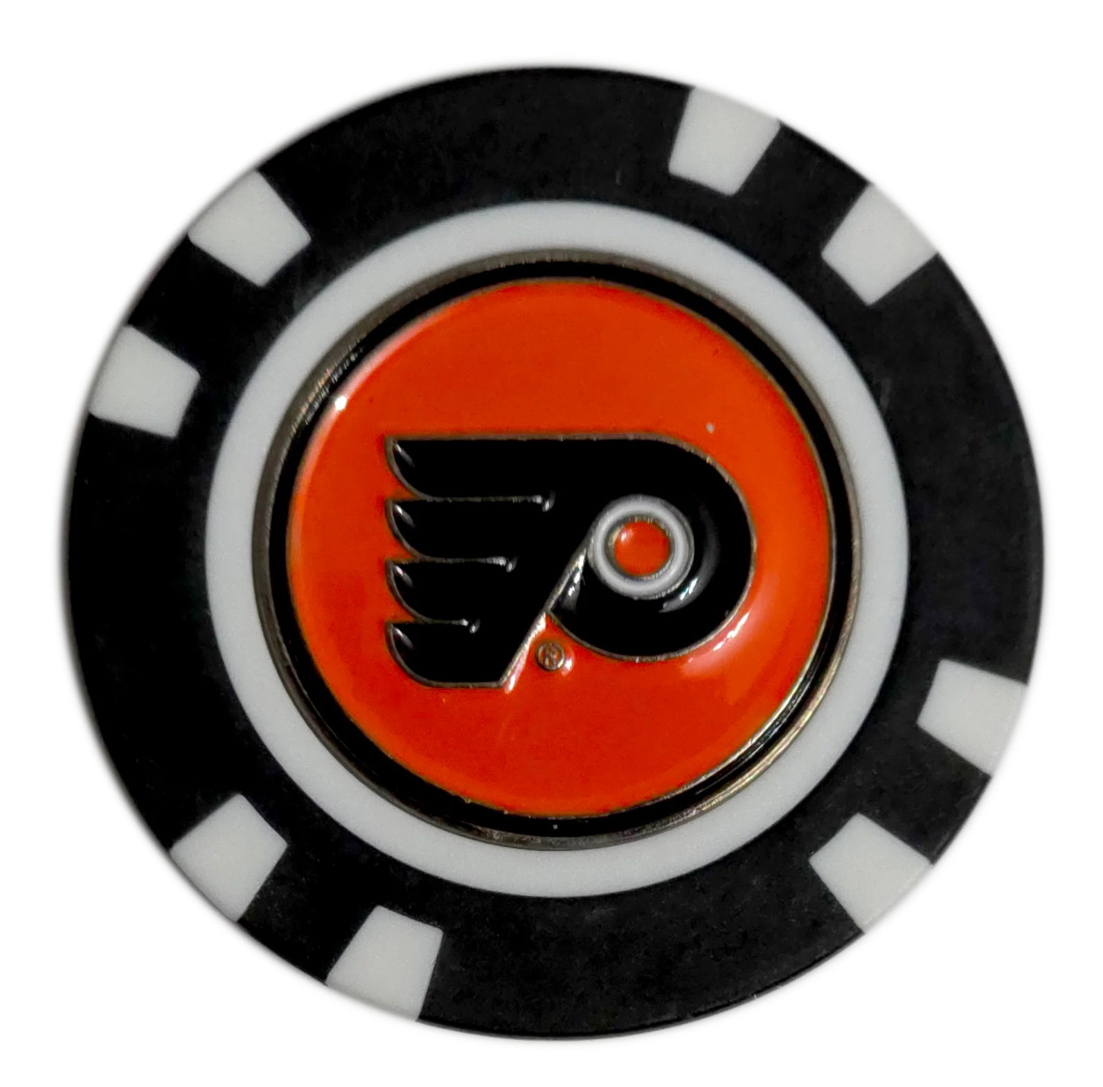 Officially Licensed Philadelphia Flyers Poker Chip Golf Ball Marker