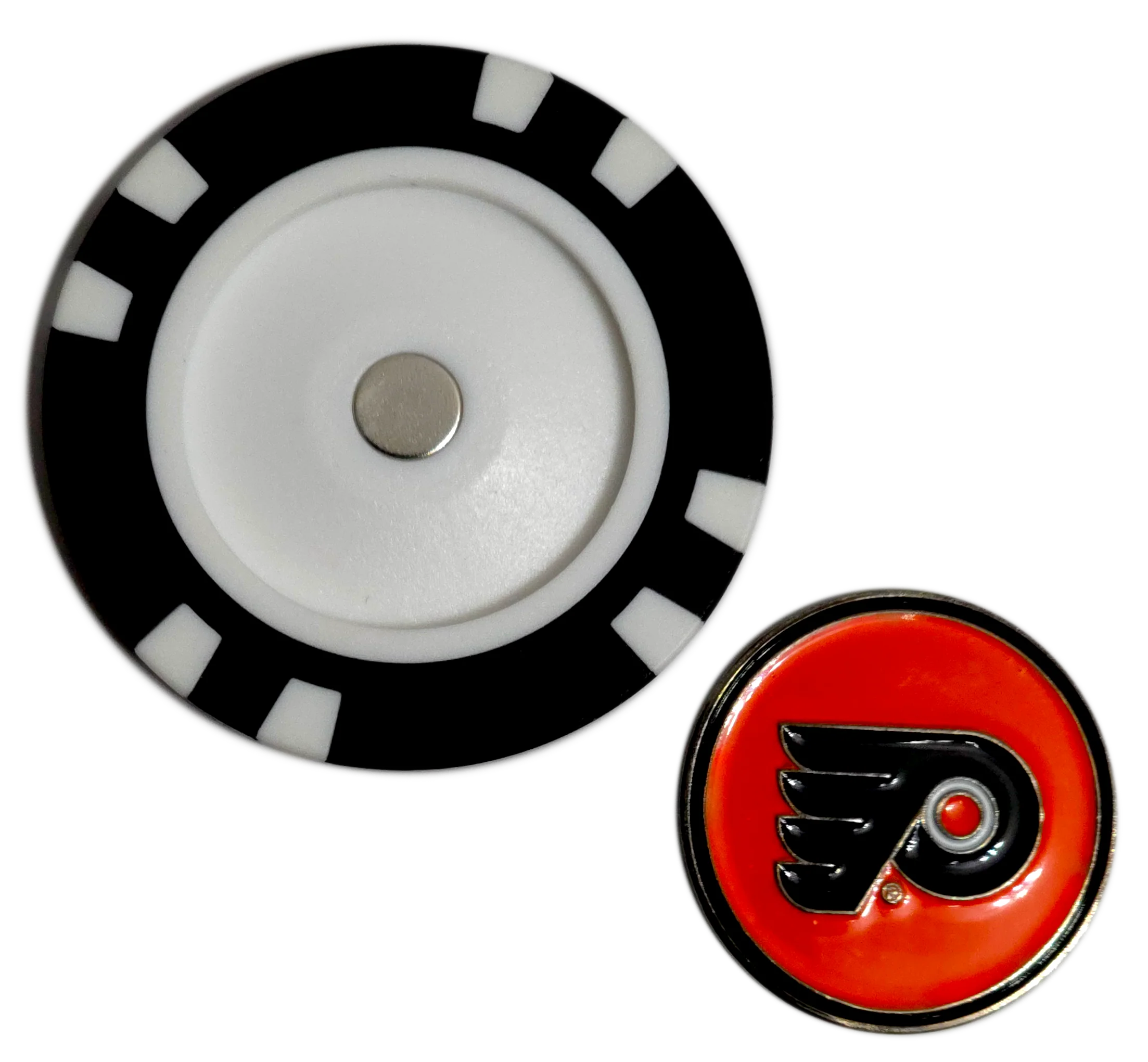 Officially Licensed Philadelphia Flyers Poker Chip Golf Ball Marker - Image 3