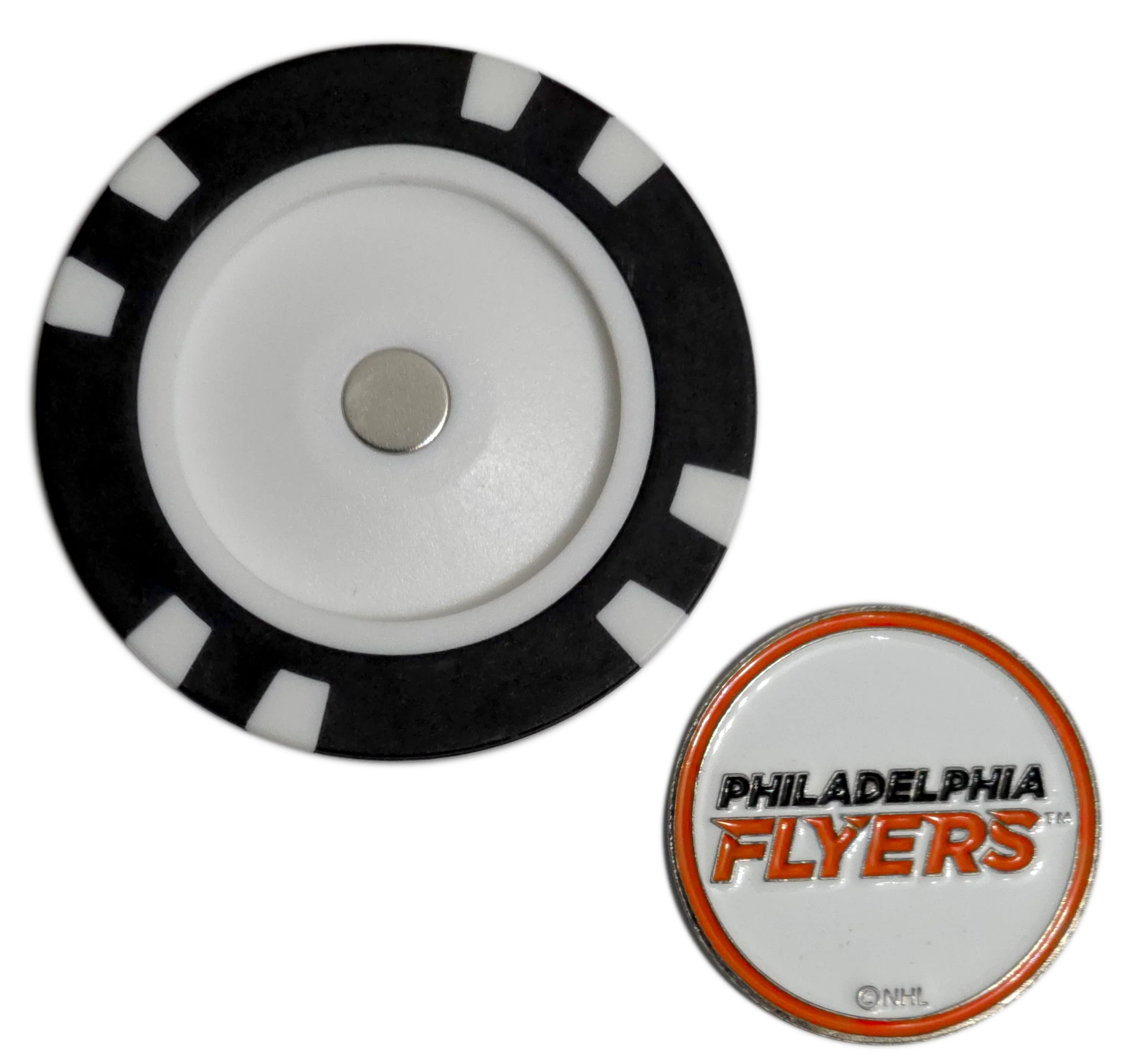 Officially Licensed Philadelphia Flyers Poker Chip Golf Ball Marker - Image 4
