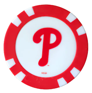 Officially Licensed Philadelphia Phillies Poker Chip Ball Marker - Image 5