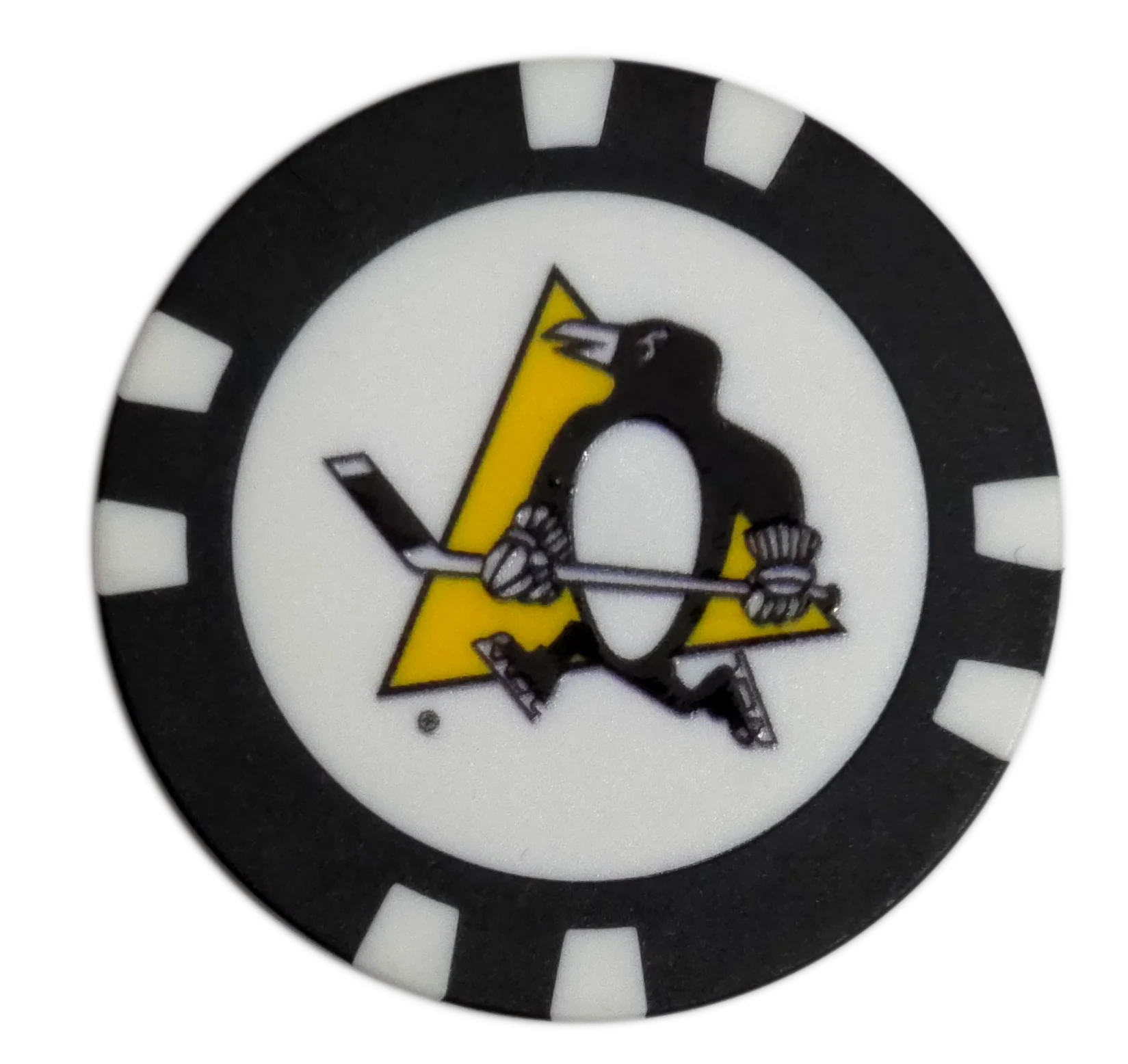 Officially Licensed Pittsburgh Penguins Poker Chip Golf Ball Marker - Image 5