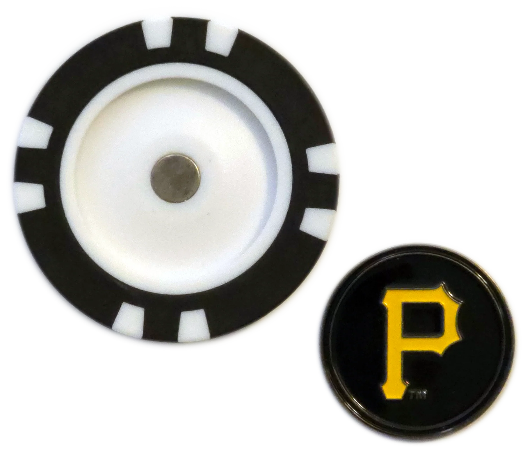 Officially Licensed Pittsburgh Pirates Poker Chip Ball Marker - Image 2