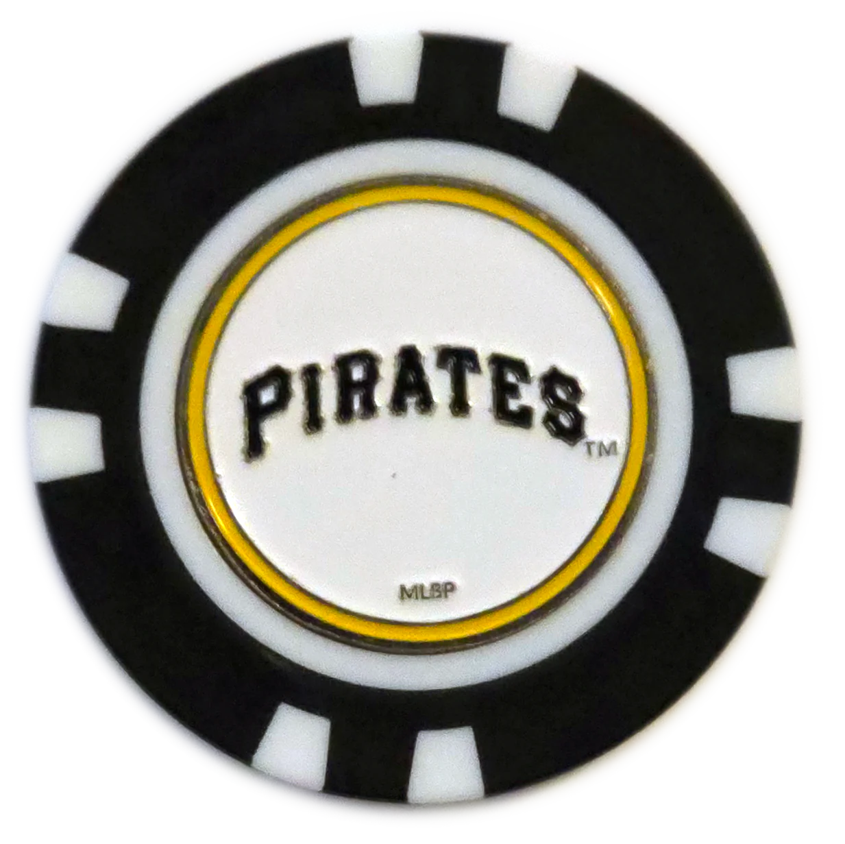 Officially Licensed Pittsburgh Pirates Poker Chip Ball Marker - Image 3