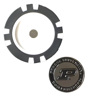 Officially Licensed Purdue Boilermakers Poker Chip Ball Marker - Image 2