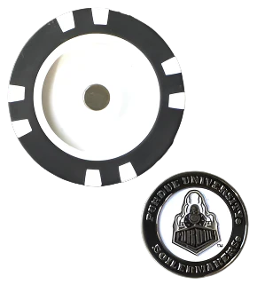 Officially Licensed Purdue Boilermakers Poker Chip Ball Marker - Image 4