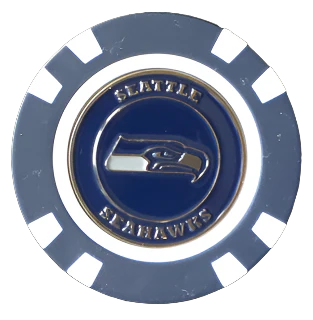 Officially Licensed Seattle Seahawks Poker Chip Ball Marker