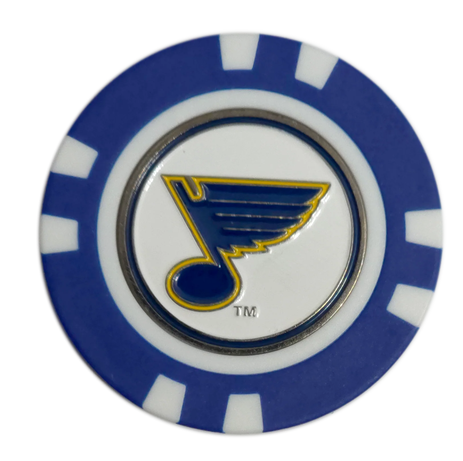 Officially Licensed St. Louis Blues Poker Chip Golf Ball Marker