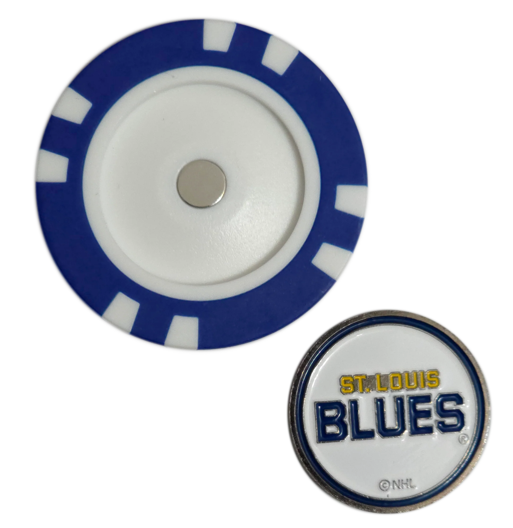 Officially Licensed St. Louis Blues Poker Chip Golf Ball Marker - Image 4