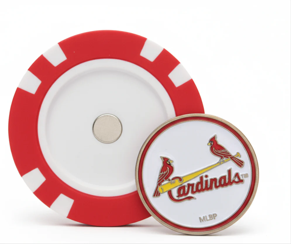 Officially Licensed St. Louis Cardinals Poker Chip Ball Marker - Image 2