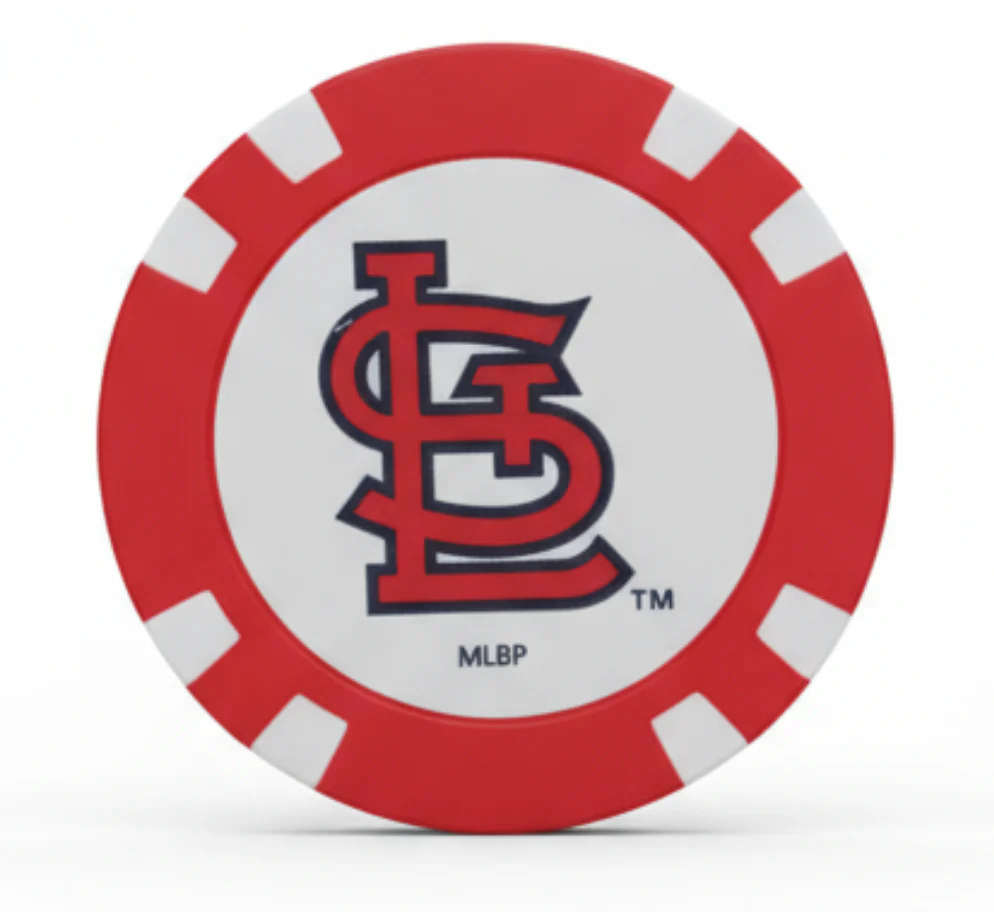 Officially Licensed St. Louis Cardinals Poker Chip Ball Marker - Image 3